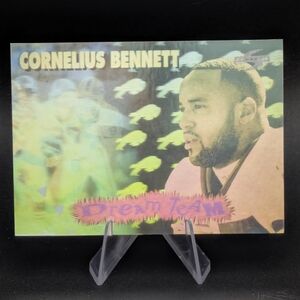 1994 Score Dream Team Holograms Cornelius Bennett #DT3 Buffalo Bills Card Insert